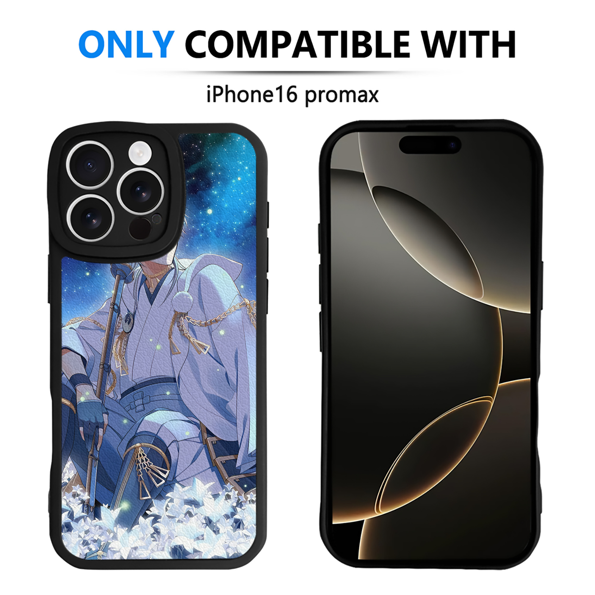 （画像用） 刀剣乱舞 Touken Ranbu 【iPhone 16シリーズ対応】シリコンスマホケース（レザー調） 材質：シリコン